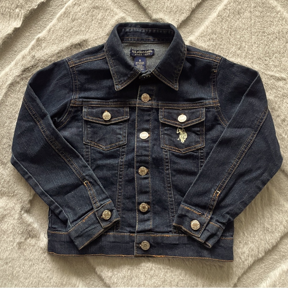 🐎US POLO ASSN. DARK DENIM CHILD 
SZ. 5T✨